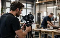 Produzione di contenuti video sul campo